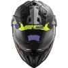 LS2 MX701 EXPLORER CARBON EXTEND adventure helma matná-H-V-žlutá